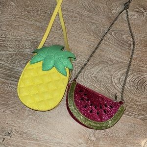 watermelon & pineapple purse bundle
